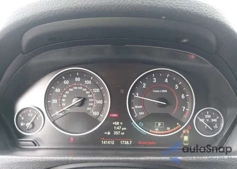 2014 BMW 335I z USA, uszkodzony, nr VIN WBA3A9C50EF478507